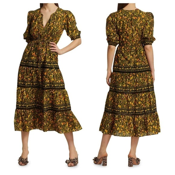 NWT Farm Rio Star Fruits Maxi Dress (M)